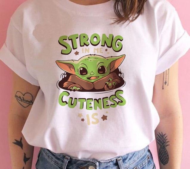 drama baby Printed T Shirts Women Tees Casual O-Neck Short Sleeve Harajuku Cool