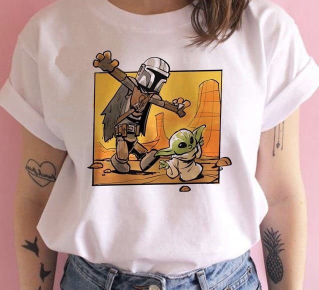 drama baby Printed T Shirts Women Tees Casual O-Neck Short Sleeve Harajuku Cool