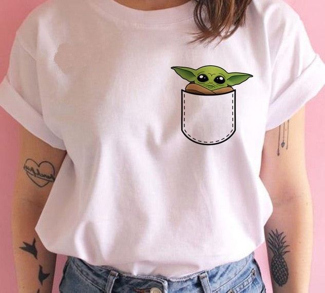 drama baby Printed T Shirts Women Tees Casual O-Neck Short Sleeve Harajuku Cool