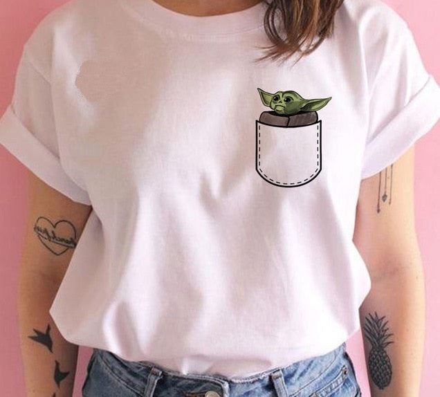 drama baby Printed T Shirts Women Tees Casual O-Neck Short Sleeve Harajuku Cool