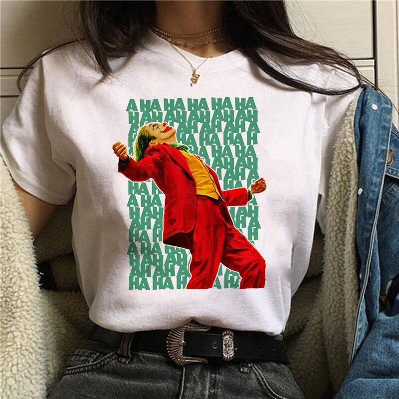 2019 Joker T shirt White Men/women/kid T Shirt Summer Casual Harajuku Aesthetics