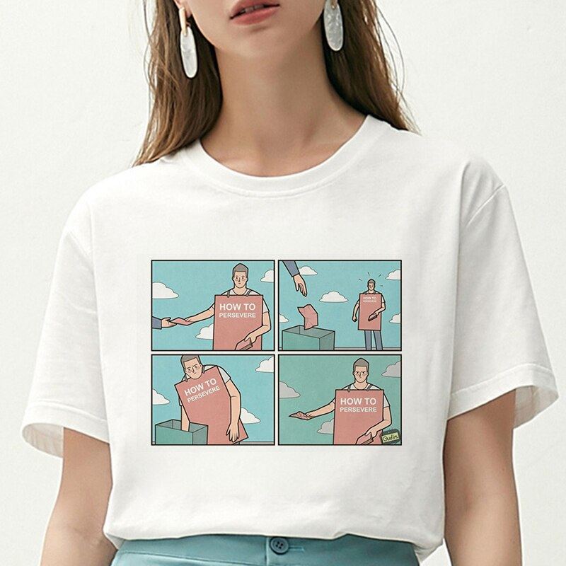 Women T Shirt My Depression My Brain My Anxiety Letter Printed Tshirt New Haraju