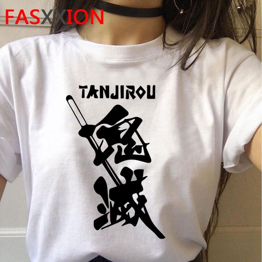 Demon Slayer T-Shirt Women Graphic Top Tees Kimetsu No Yaiba t shirt Japanese An