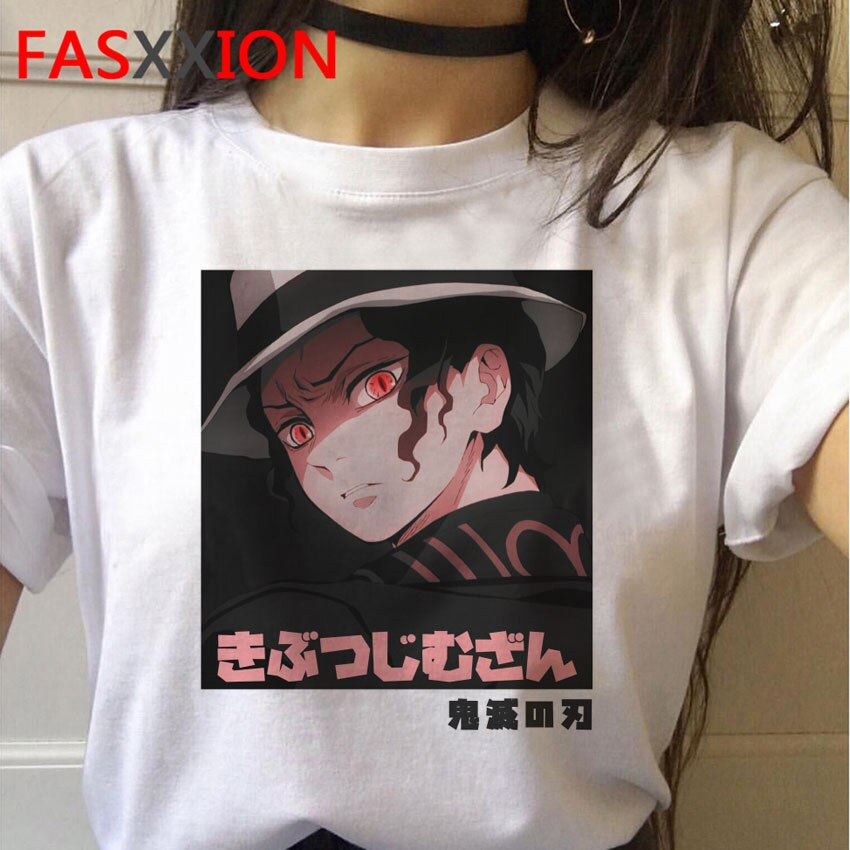 Demon Slayer T-Shirt Women Graphic Top Tees Kimetsu No Yaiba t shirt Japanese An