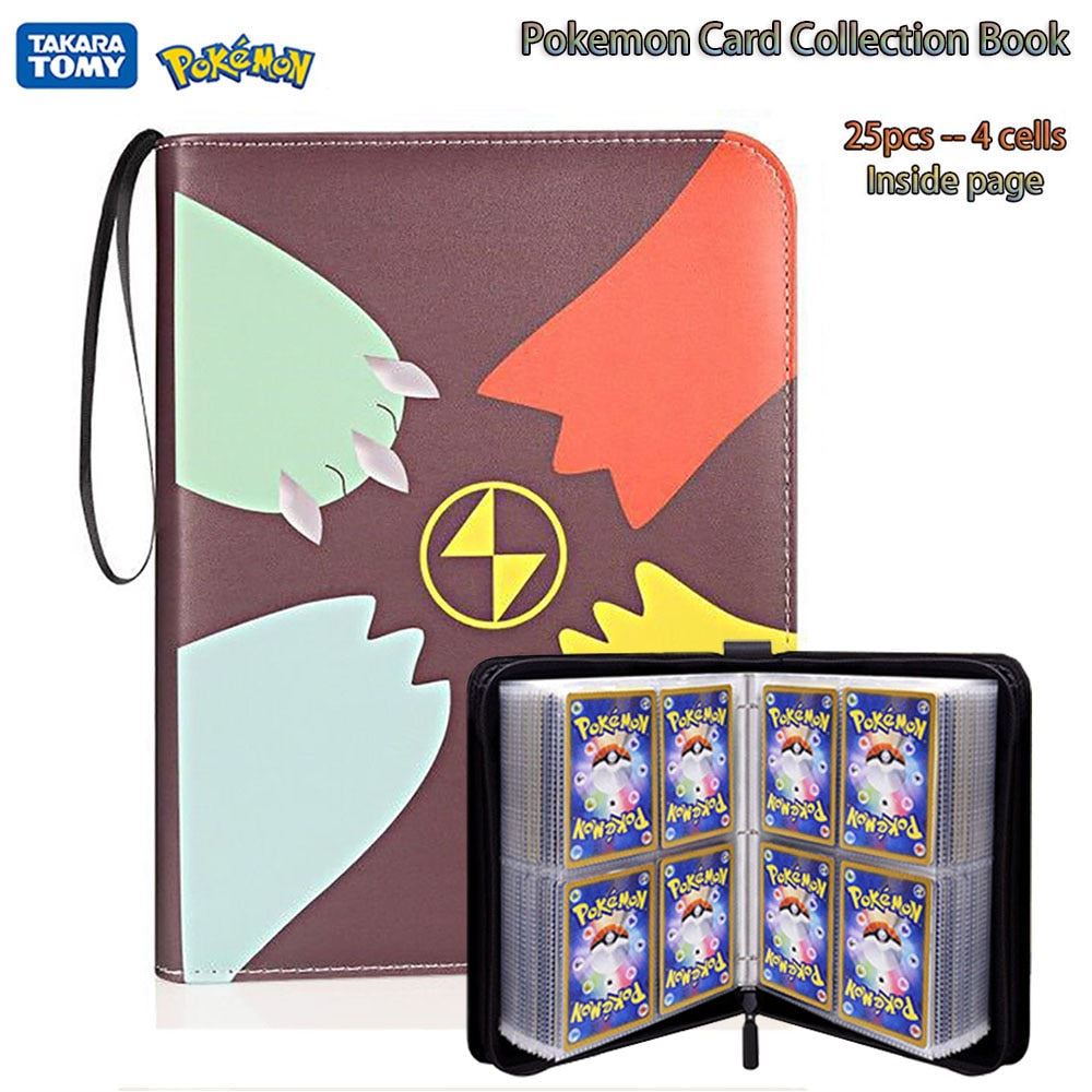 Pokemon Double Pocket Binder Cards Collectors Album Anime Game Card Portable Sto
