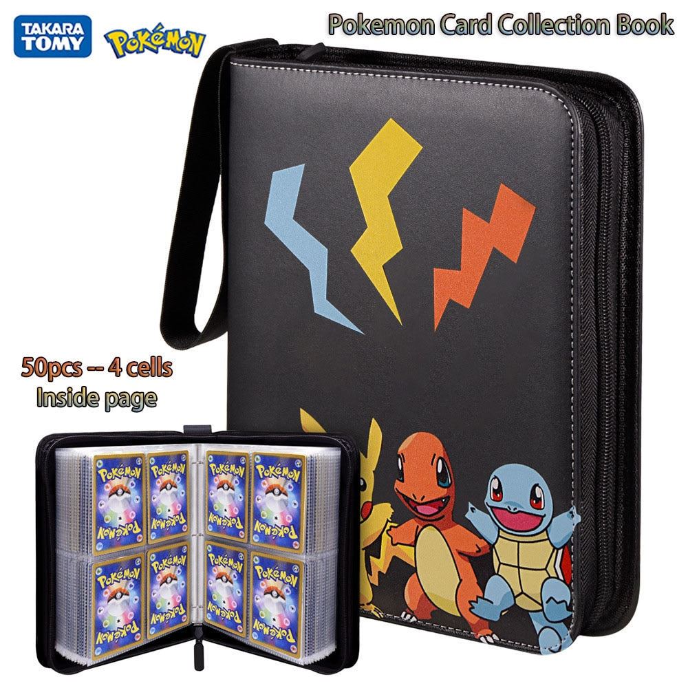 Pokemon Double Pocket Binder Cards Collectors Album Anime Game Card Portable Sto