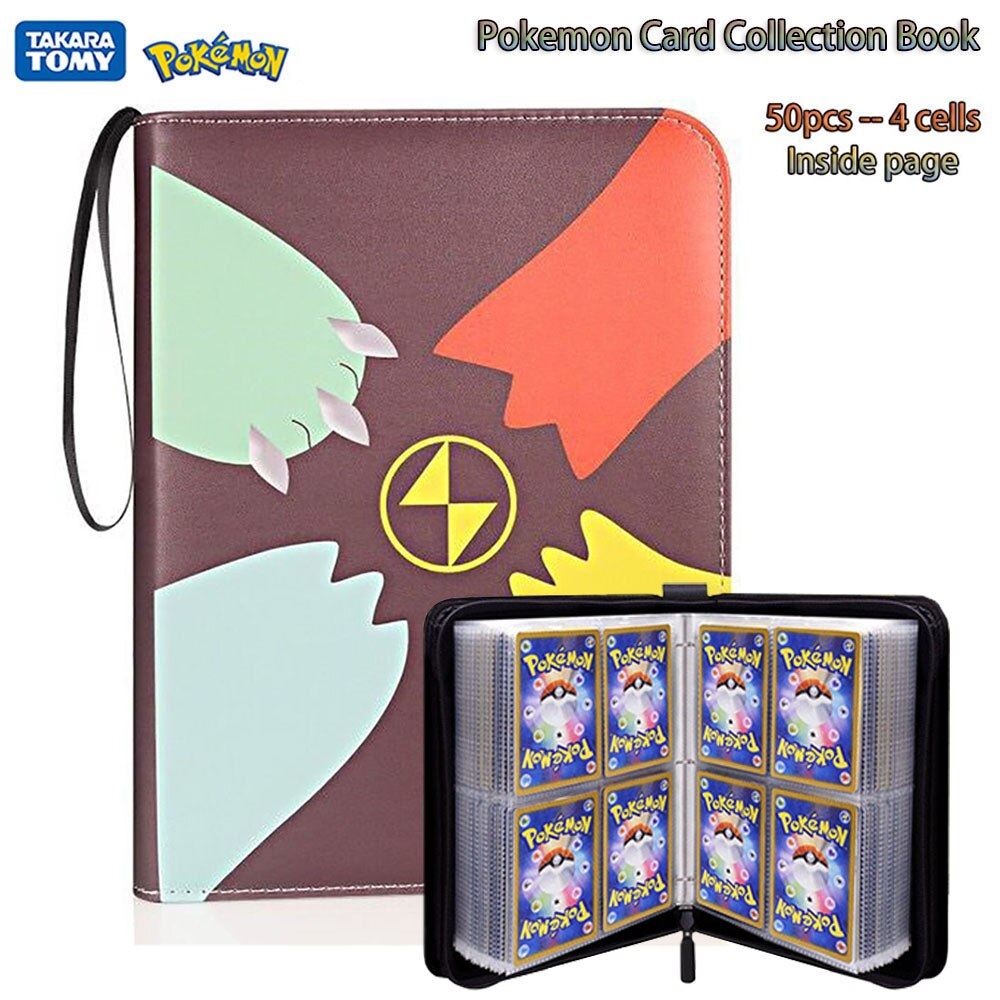 Pokemon Double Pocket Binder Cards Collectors Album Anime Game Card Portable Sto