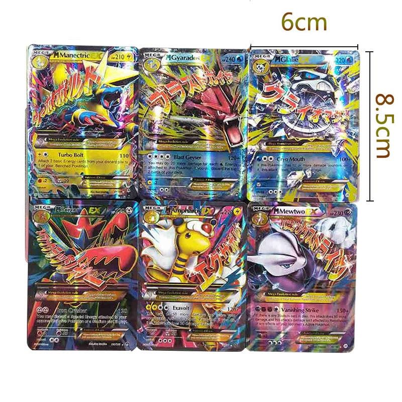 30PCS TAKARA TOMY Pokemon Card VMAX GX EX MEGA Booster English Battle Trading Ga