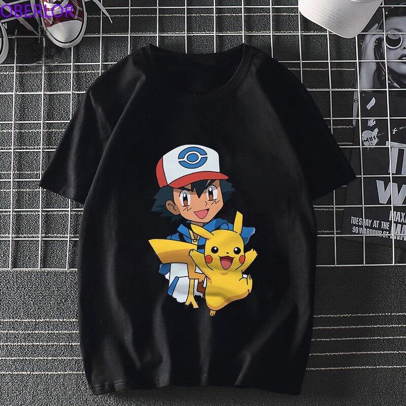 Kawaii Animal Unisex T-shirt  O-Neck Casual Korean Style Clothes Harajuku Japan