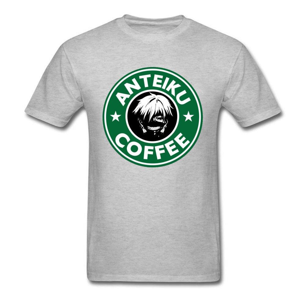 Anteiku Coffee T Shirt Tokyo Ghoul T-shirt Men Black Green Tops Unique Anime Lov
