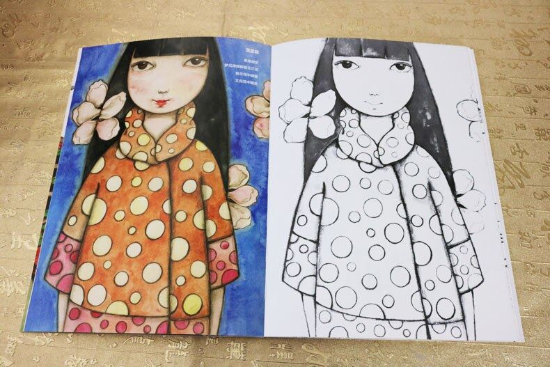 Seed Story Coloring Book Comic Drawing Book Relieve Stress Art Painting Book Chi