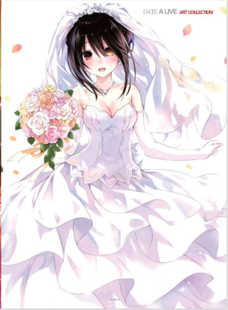 DATE A LIVE Anmation Anniversary Anime collection color illustrations Coloring P