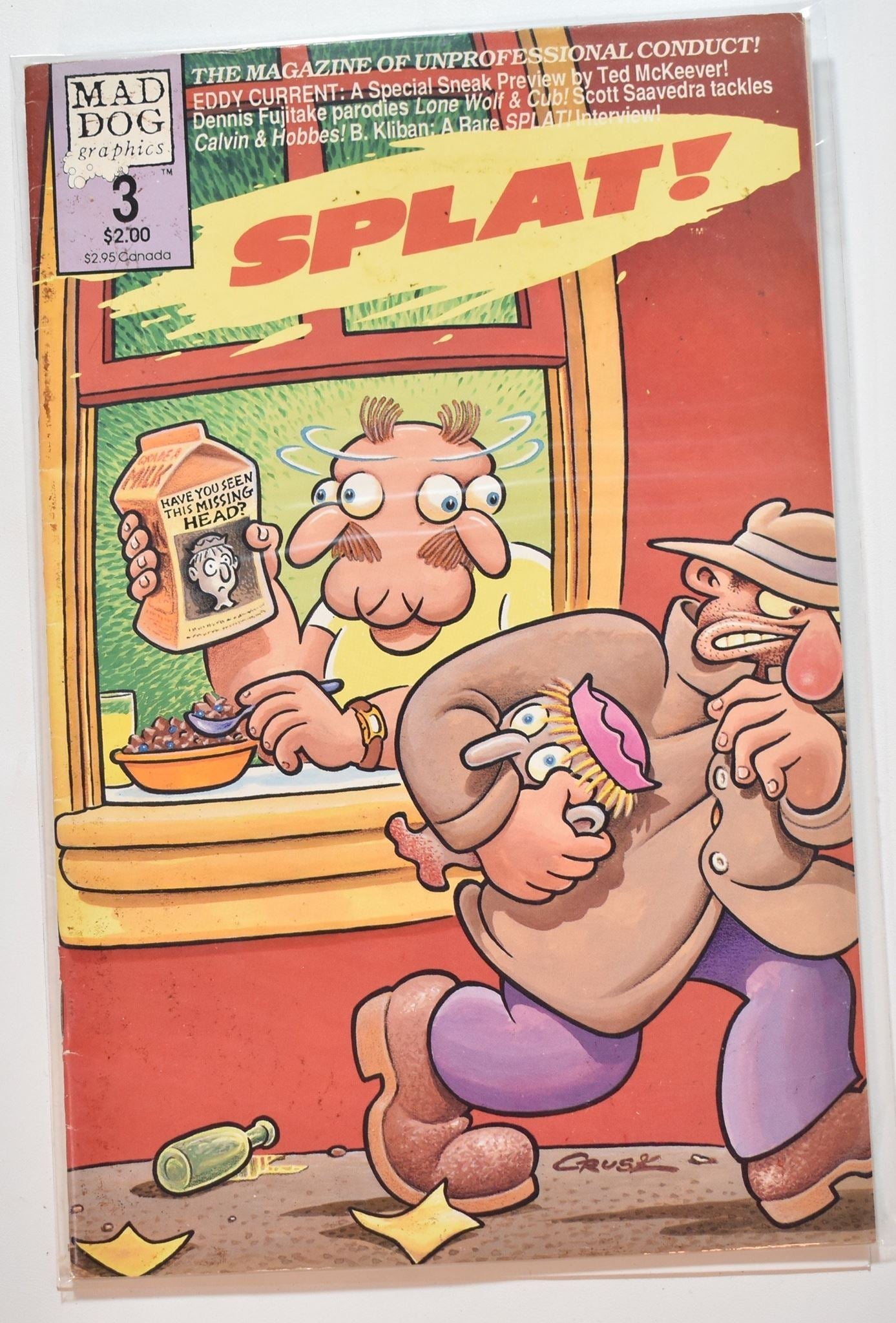 Splat Mad Dog Comics 3 Comic Book