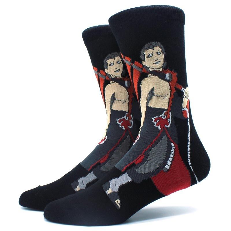 Personalized anime print socks fashion funny novelty cartoon men women sock comf