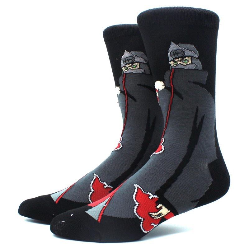Personalized anime print socks fashion funny novelty cartoon men women sock comf