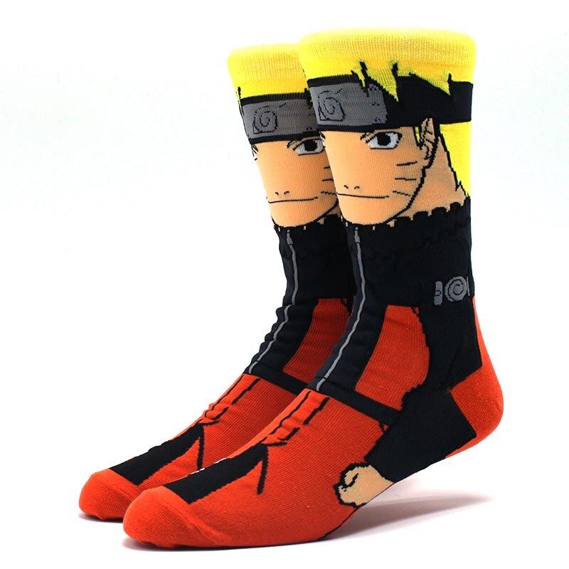 Personalized anime print socks fashion funny novelty cartoon men women sock comf