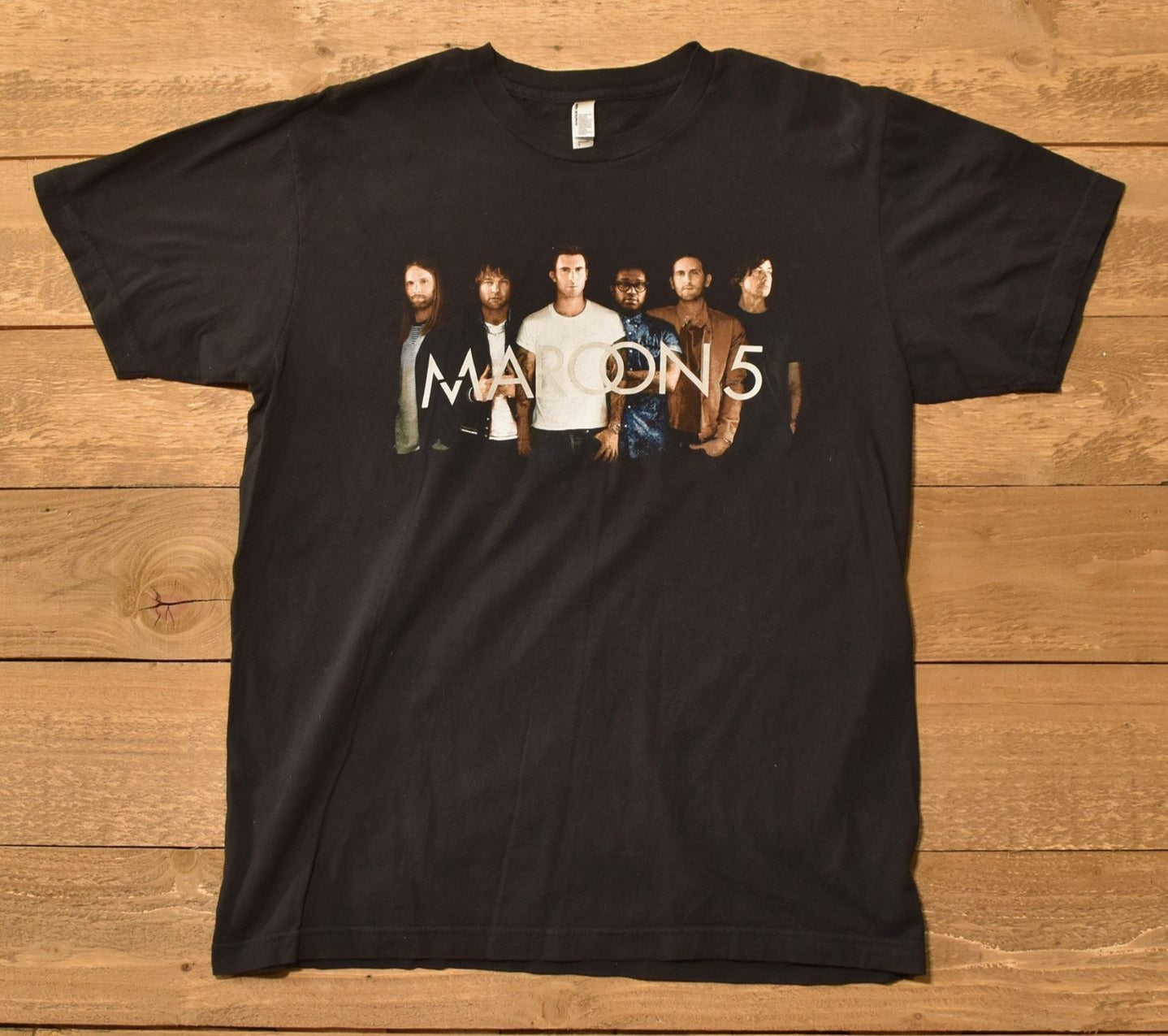 Maroon 5 Band T Shirt Las Vegas, Nevada Tour Shirt Large American Apparel Authen