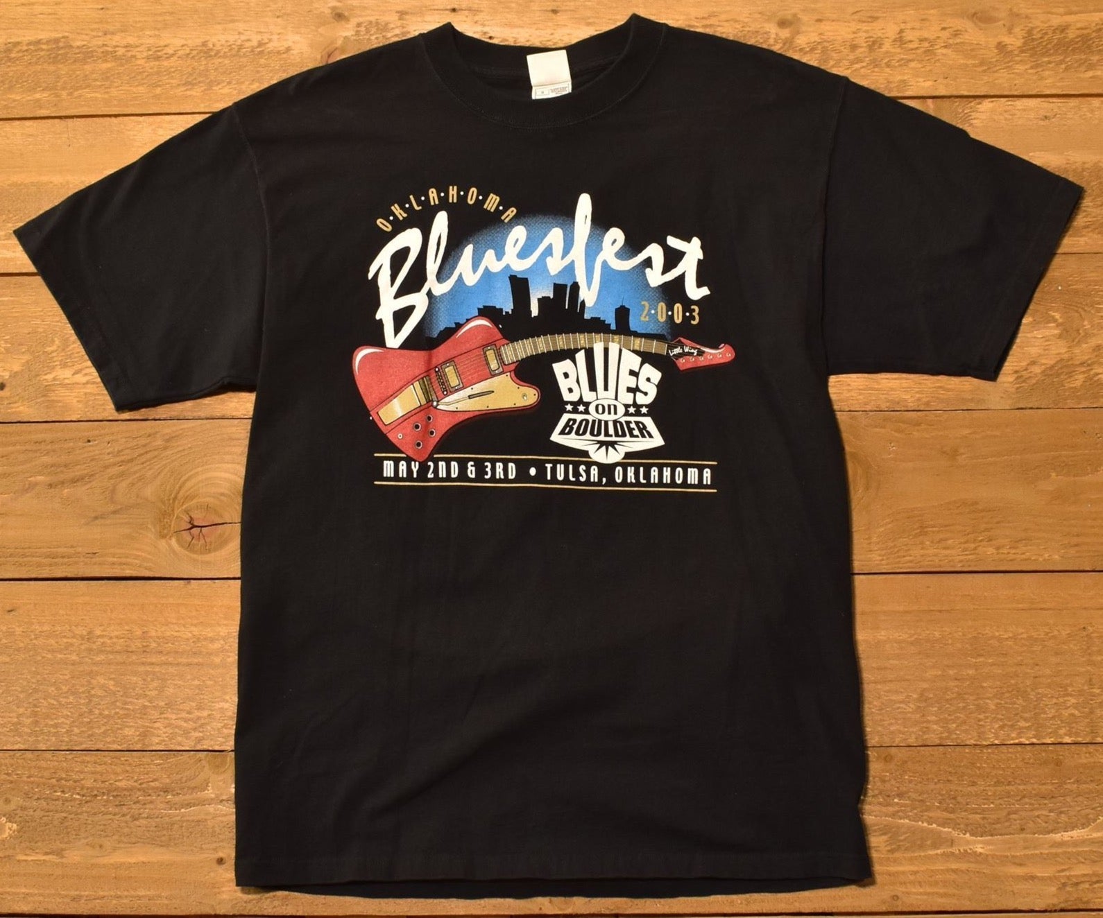 Blues Fest 2003 Oklahoma Tulsa T shirt mens Large