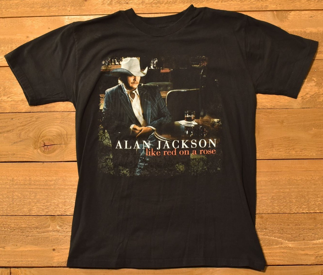 Alan Jackson Like red on a rose Large t shirt Authentic Concert Tee