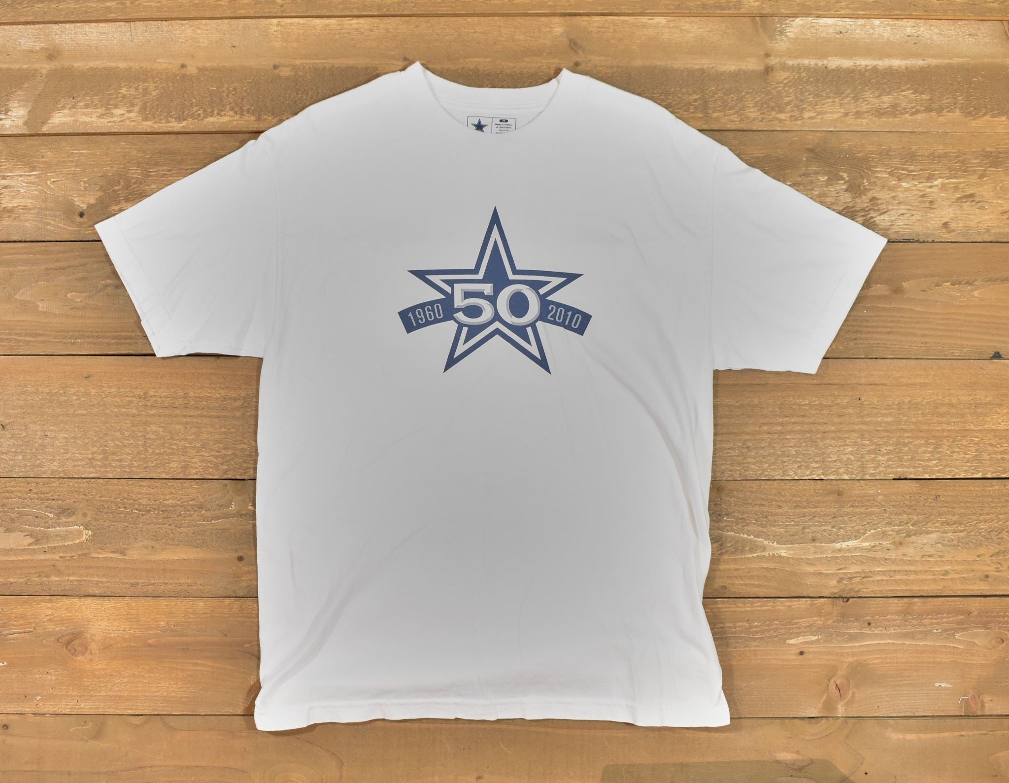 Dallas Cowboys NFL Football Mens Medium t-shirt white Authentic Football Shirt