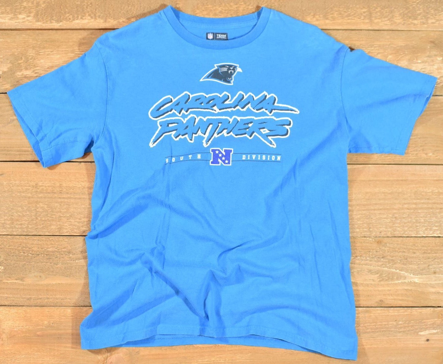 Carolina Panthers NFL Football T-shirt Mens large Shirt Used NFL Football Tee