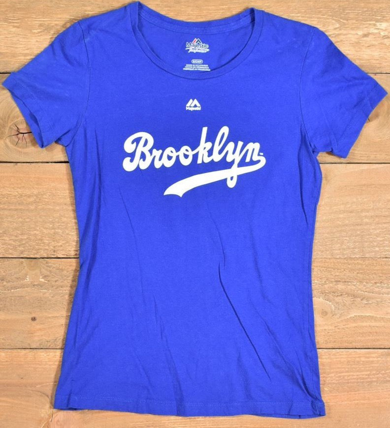 Brooklyn Majestic t shirt blue Used Small t shirt Robinson 42
