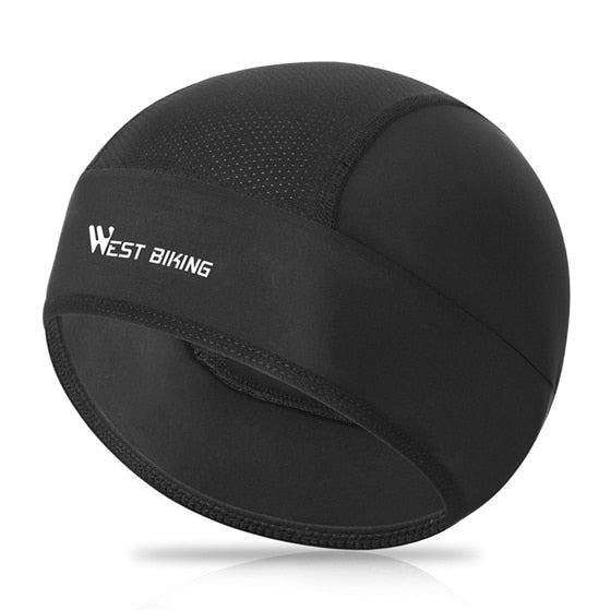 WEST BIKING Sport Skull Caps Anti-UV Cycling Helmet Hat Running Riding Hiking Sk