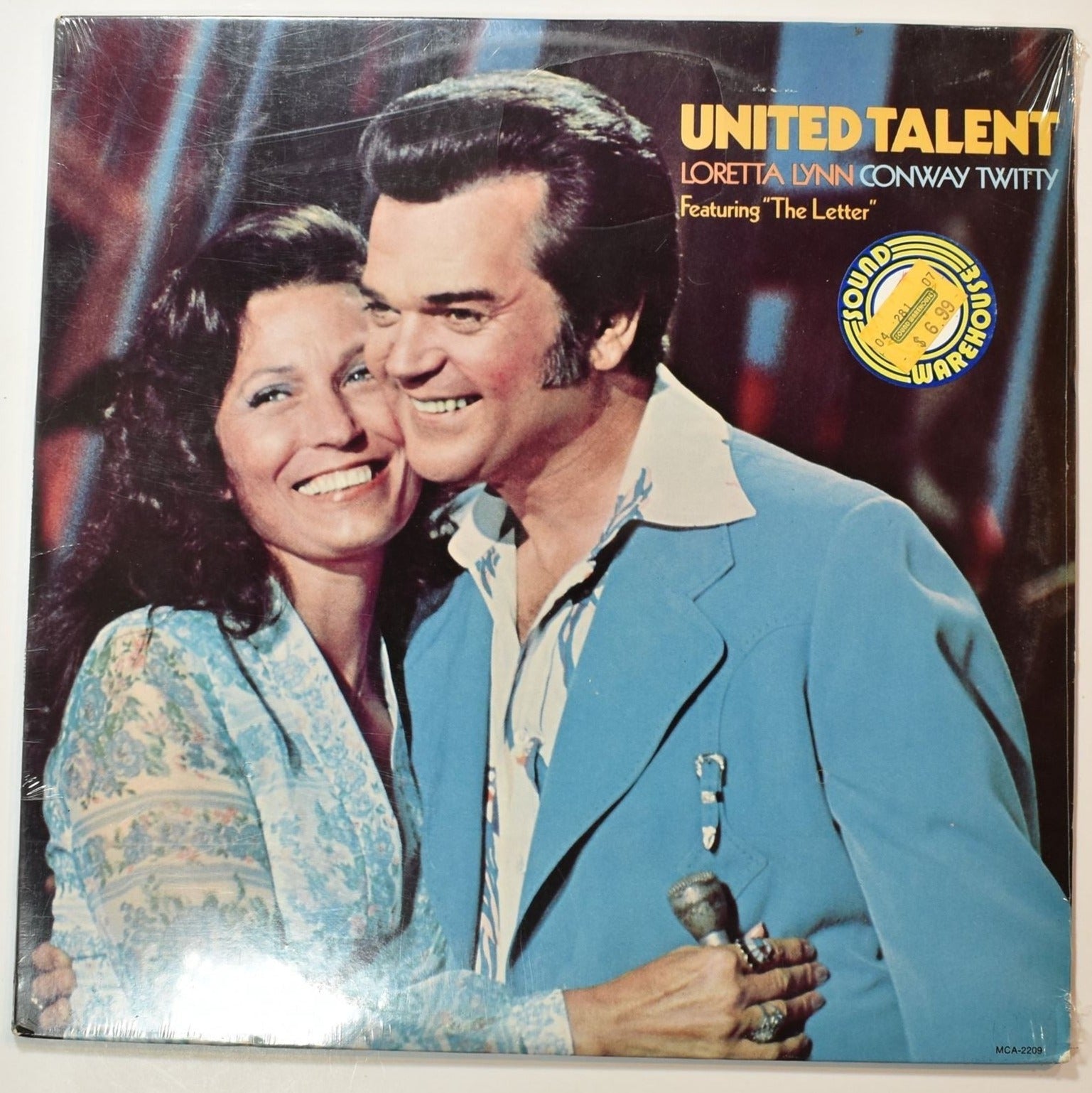 Vinyl Music Record United talent Loretta Lynn and Conway twitty SEALED !