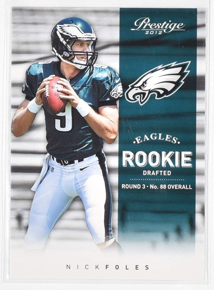 Nick Foles Prestige Rookie 2012 Eagles Panini 232 Philadelphia Eagles