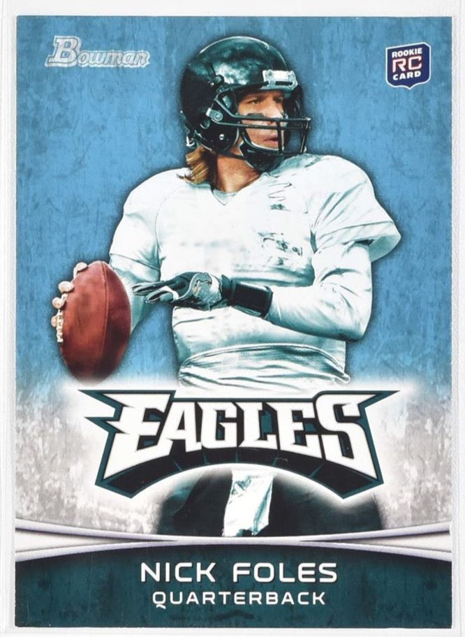 Nick Foles Bowman eagles Rookie Card 171 2012 Topps Philadelphia Eagles