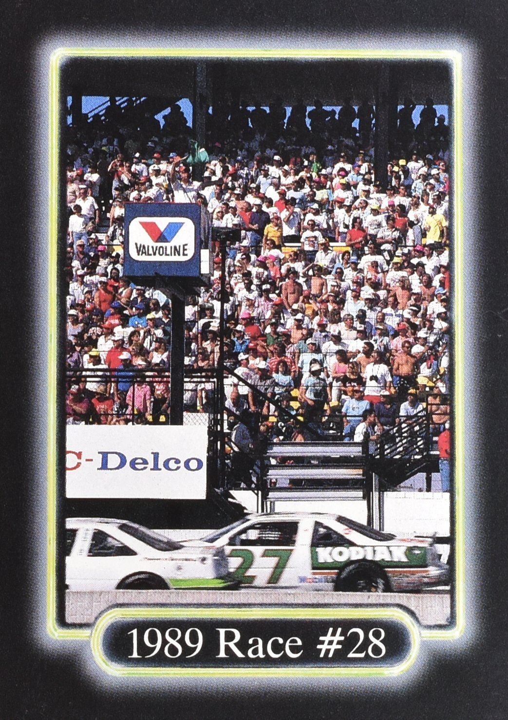 1989 Race 28 No.196 Race Cards Collection MAXX Nascar Card