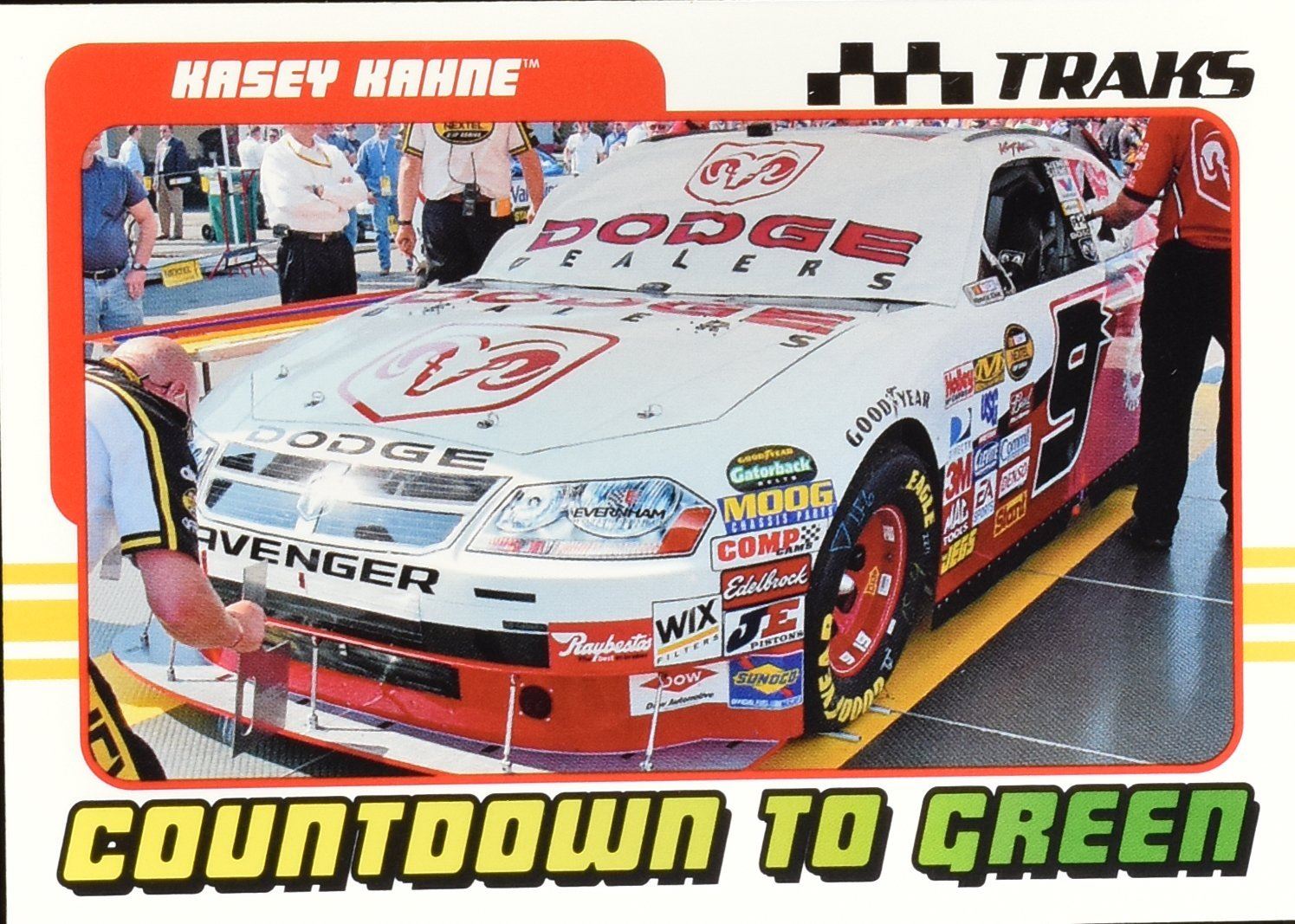 Kasey Kahne traks Countdown to green Press pass No. 59