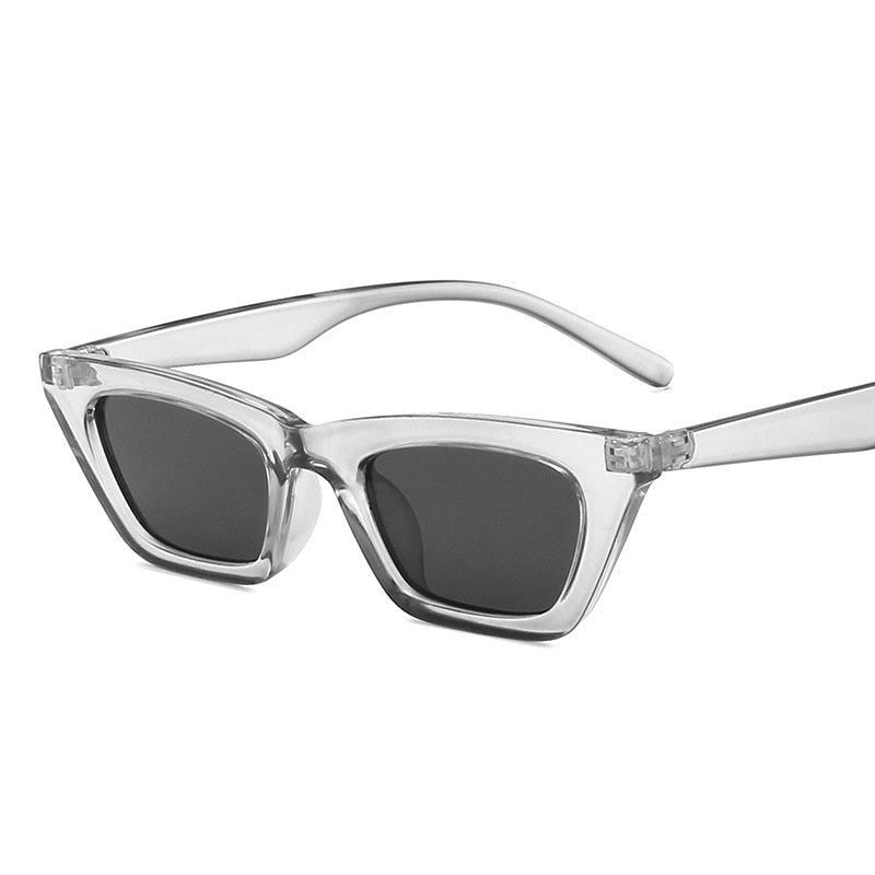 DYTYMJ New Cat Eye Sunglasses Women Fashion Mirror Sunglasses for Women Luxury G