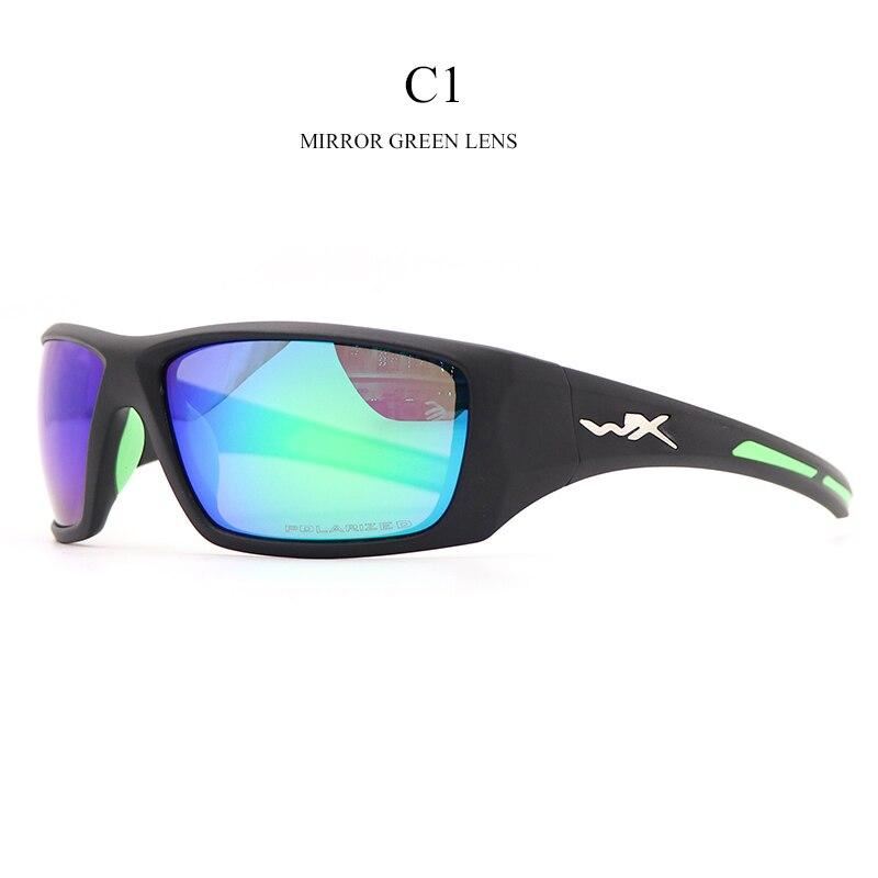 2021NEW Wiley x  WX Brand  Sports Sunglasses Men HD Polarized Sun Glasses TR90 S