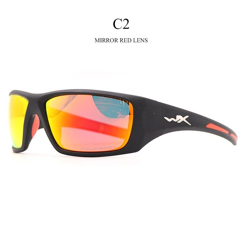 2021NEW Wiley x  WX Brand  Sports Sunglasses Men HD Polarized Sun Glasses TR90 S