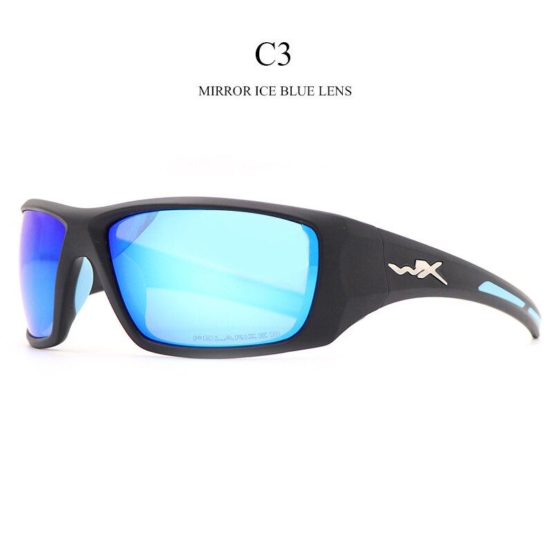 2021NEW Wiley x  WX Brand  Sports Sunglasses Men HD Polarized Sun Glasses TR90 S