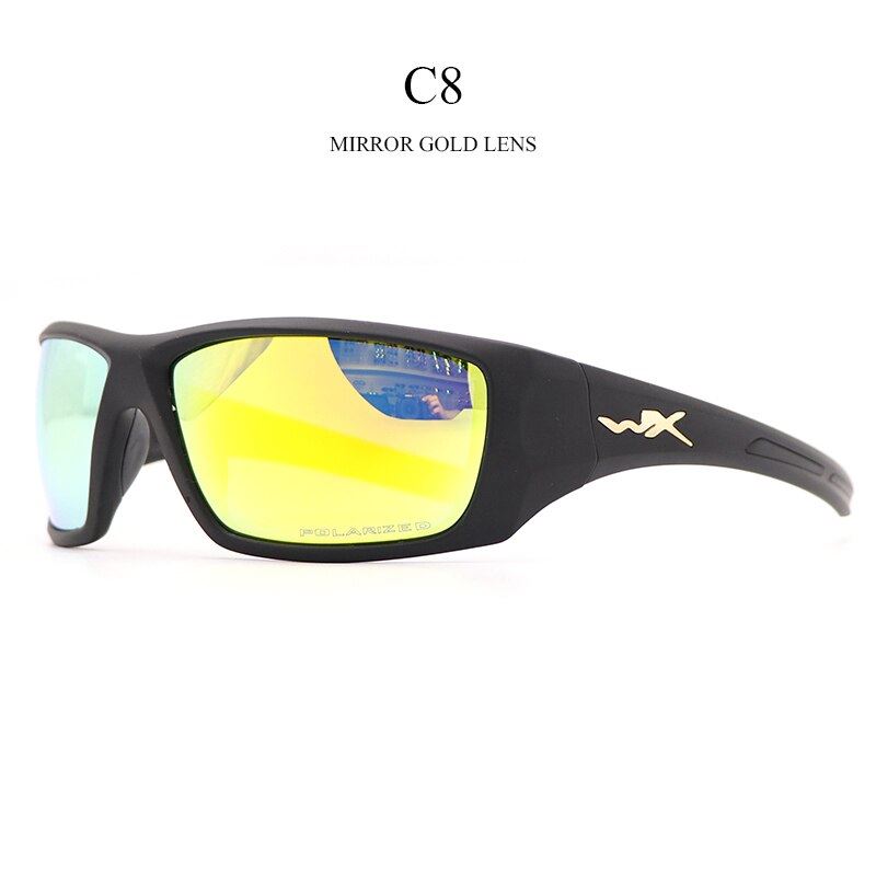 2021NEW Wiley x  WX Brand  Sports Sunglasses Men HD Polarized Sun Glasses TR90 S