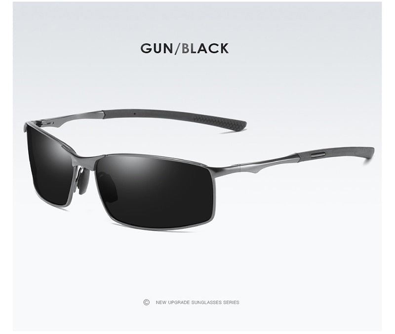 Aoron Polarized Sunglasses Mens/Women Driving Mirror Sun Glasses Metal Frame Gog