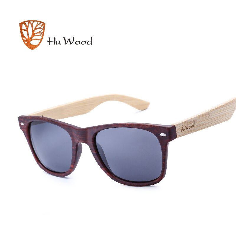 HU WOOD Sunglasses Man Wooden Sunglass For Unisex Fashion Women Sun Glasses Pola