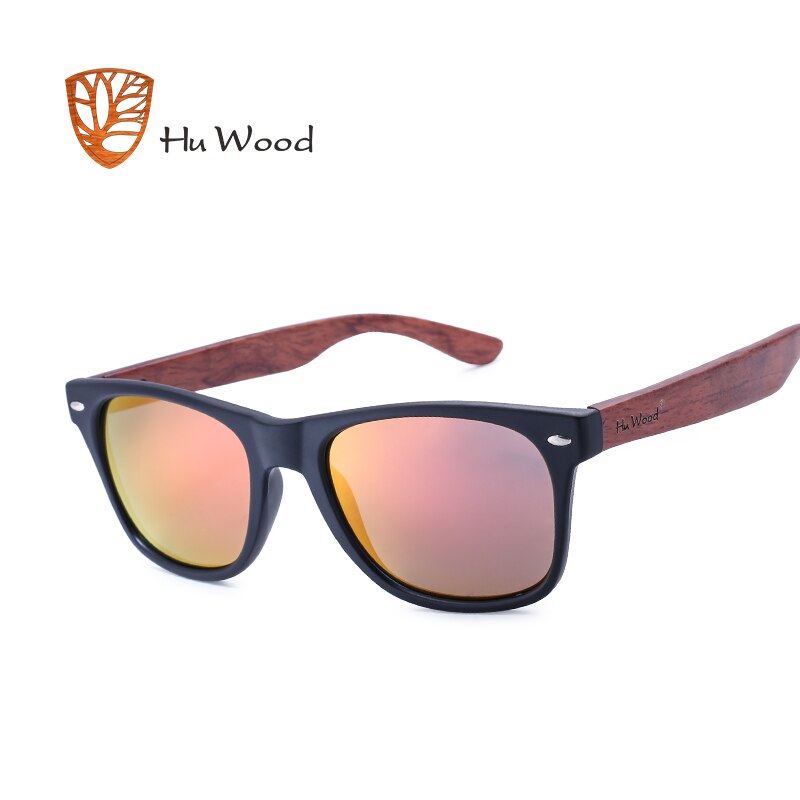 HU WOOD Sunglasses Man Wooden Sunglass For Unisex Fashion Women Sun Glasses Pola