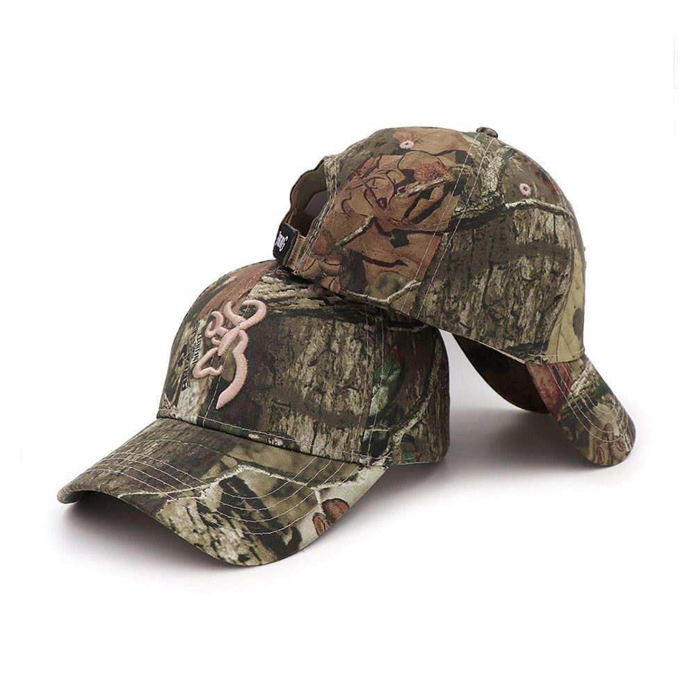 Camping Hunting Camouflage Cap Brown