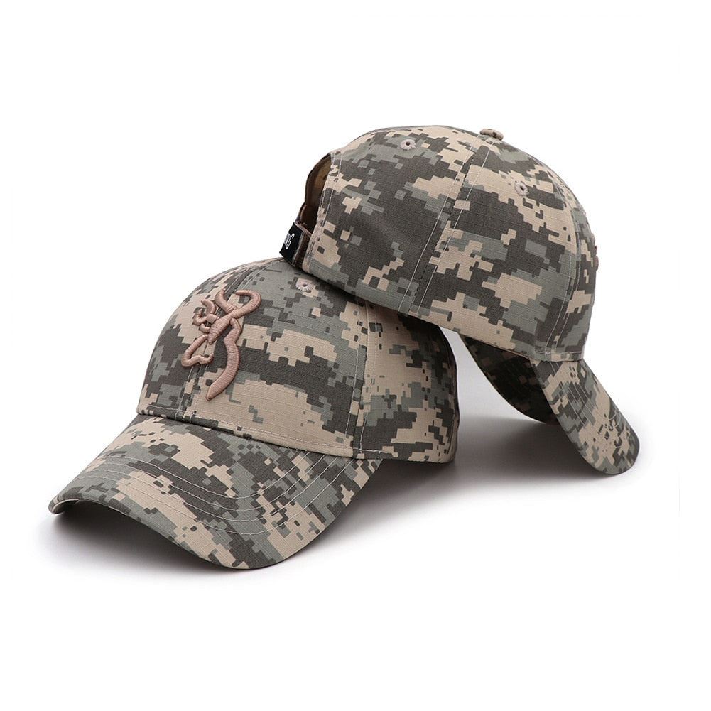Camping Hunting Camouflage Cap Brown
