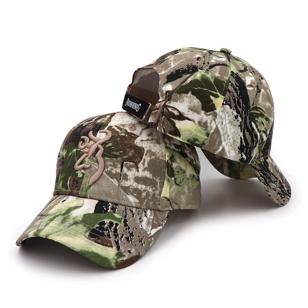Camping Hunting Camouflage Cap Brown