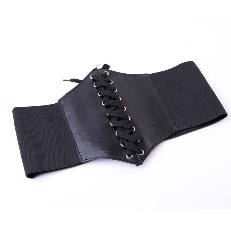 Corset Wide Belts Pu Leather Slimming Body Belts For Women Elastic Waist Be