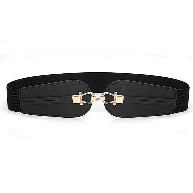 Corset Wide Belts Pu Leather Slimming Body Belts For Women Elastic Waist Be