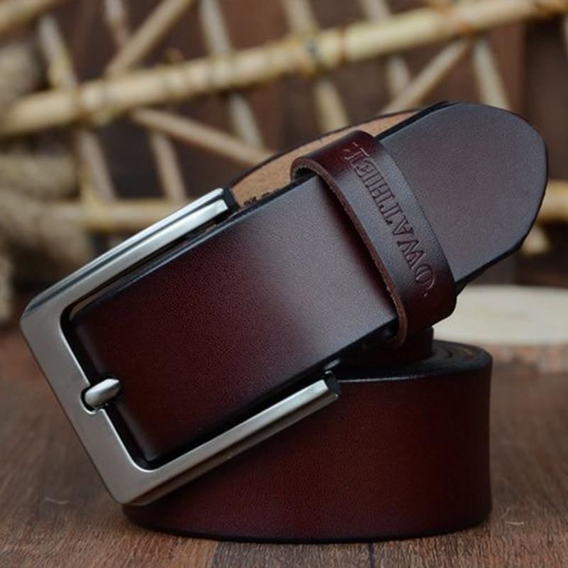 COWATHER men belt cow genuine leather designer belts for men high quality fashio