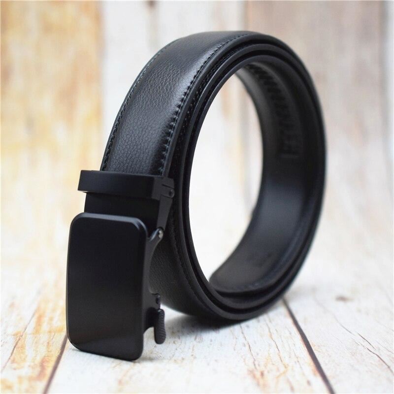 Automatic Buckle Belt for Men Black/Blue/Brown/coffee Fashion Alloy Buckle Plus