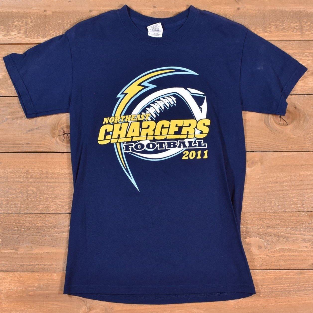 Chargers 2011 Northeast Mens t-shirt Small Team Shirt Dryblend Branded USED