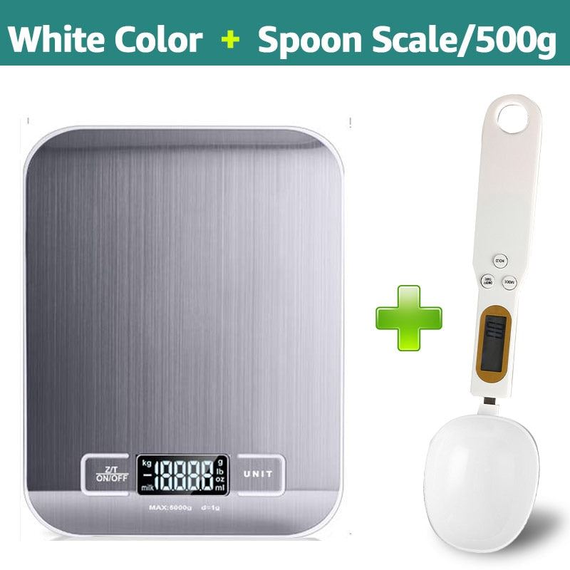Digital Kitchen Scale 5kg/10kg Food Multi-Function 304 Stainless Steel Balance L