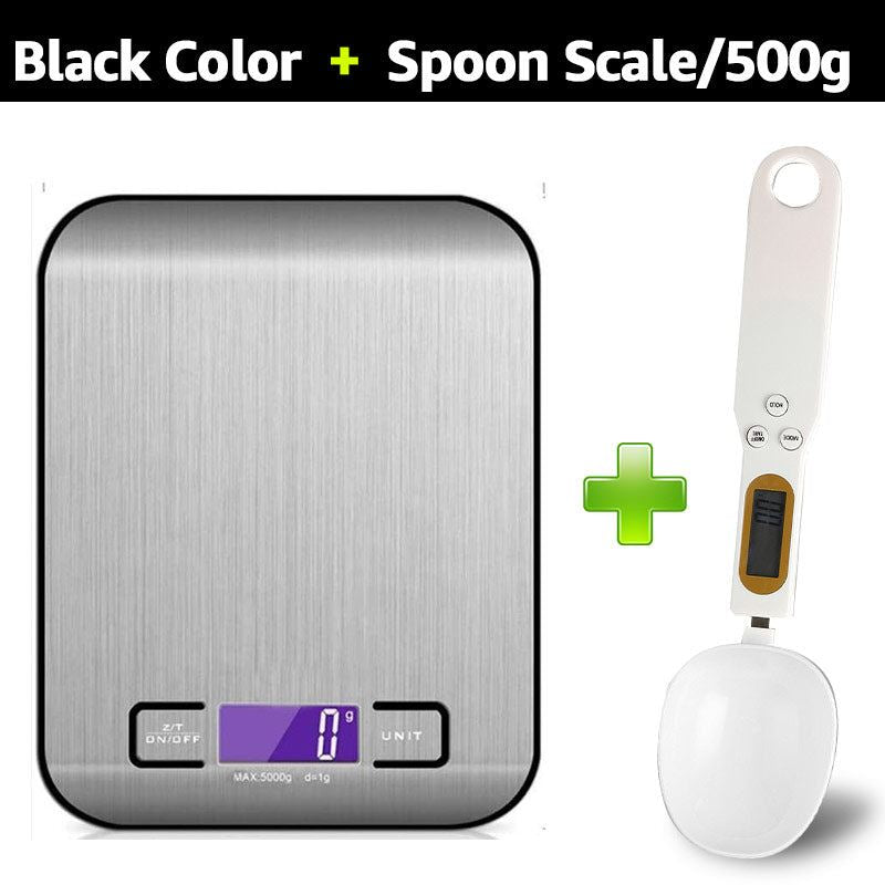 Digital Kitchen Scale 5kg/10kg Food Multi-Function 304 Stainless Steel Balance L